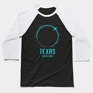 Totality Spring 4.08.24 Total Solar Eclipse 2024 Texas Baseball T-Shirt